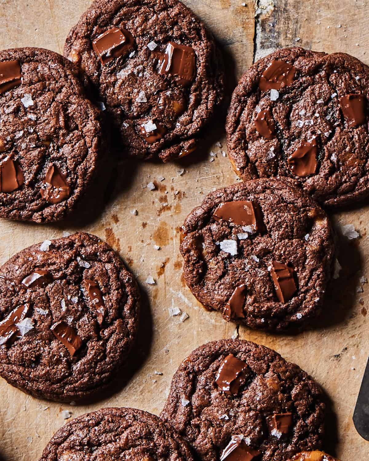 Double Chocolate Chip Cookies with Caramel
