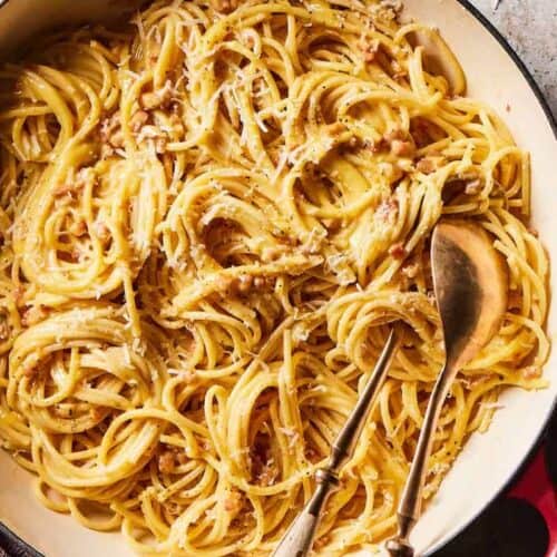 Spaghetti Carbonara from www.whatsgabycooking.com (@whatsgabycookin)