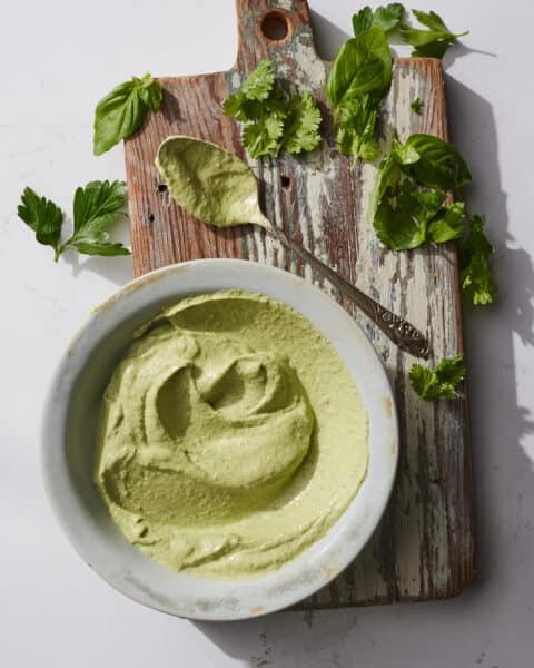 Quick And Easy Green Tahini Dressing - What's Gaby Cooking