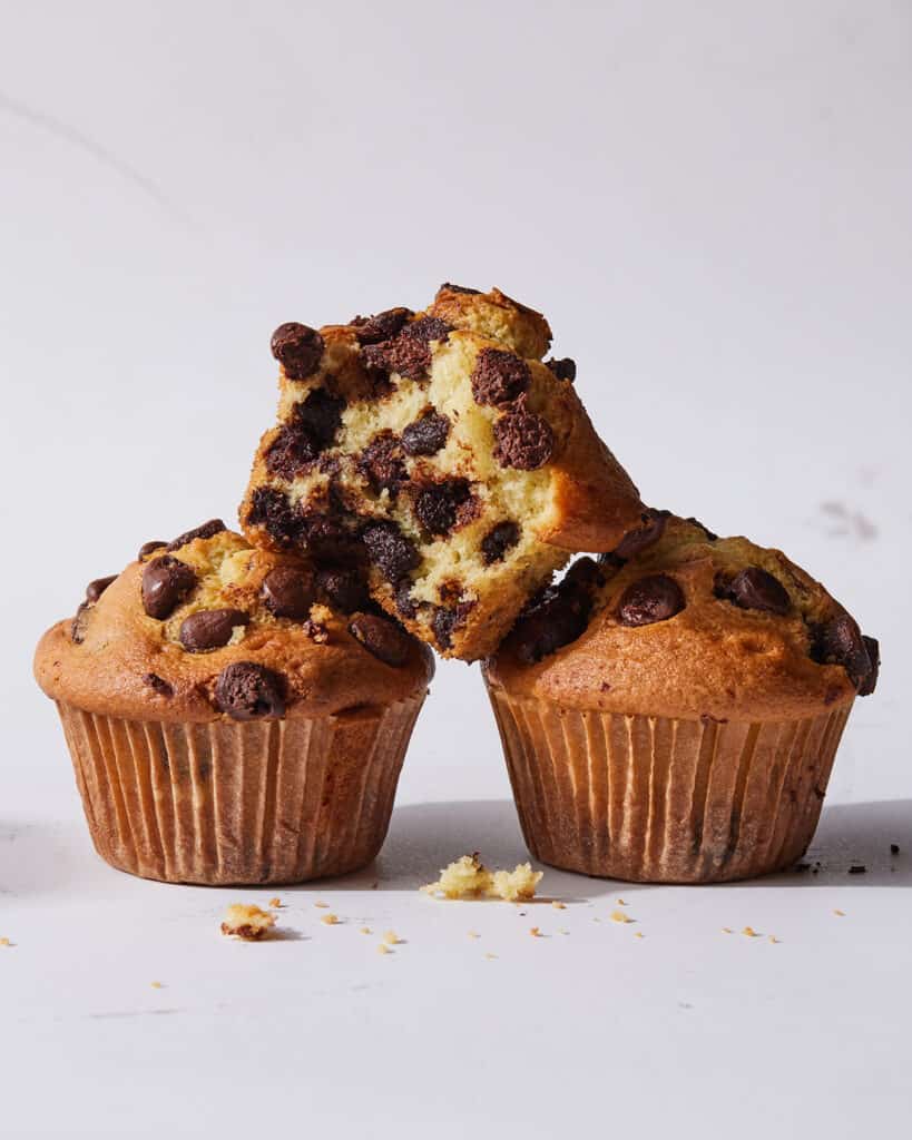 Soft And Moist Chocolate Chip Muffins | Ridiculously Perfect