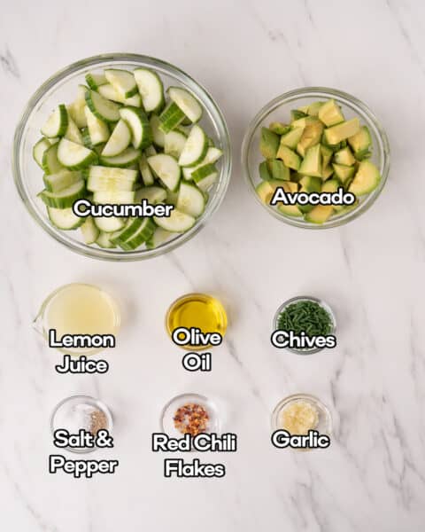 Cucumber Salad - What's Gaby Cooking
