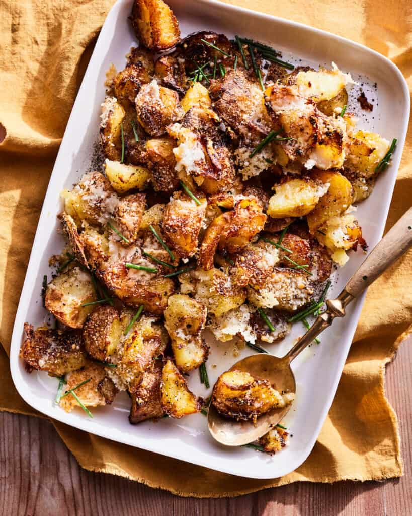 Cacio E Pepe Roasted Potatoes What's Gaby Cooking