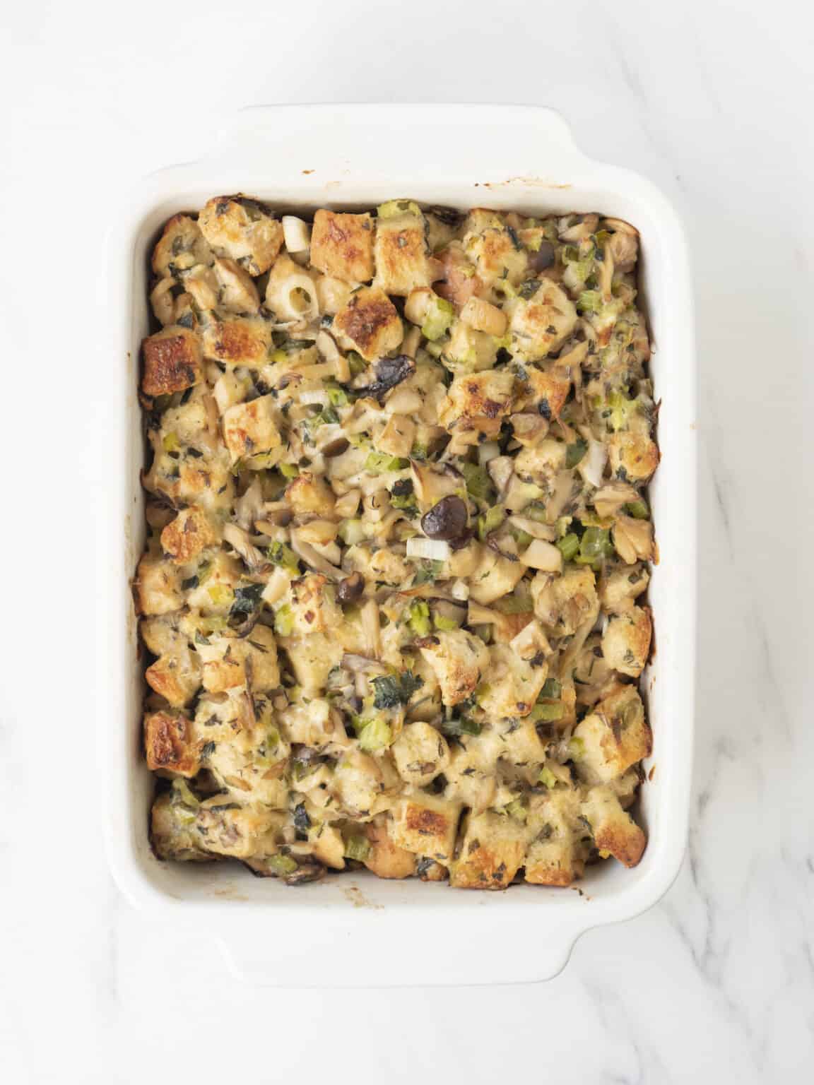 Wild Mushroom Stuffing // Stuffing Recipe 101 - What's Gaby Cooking