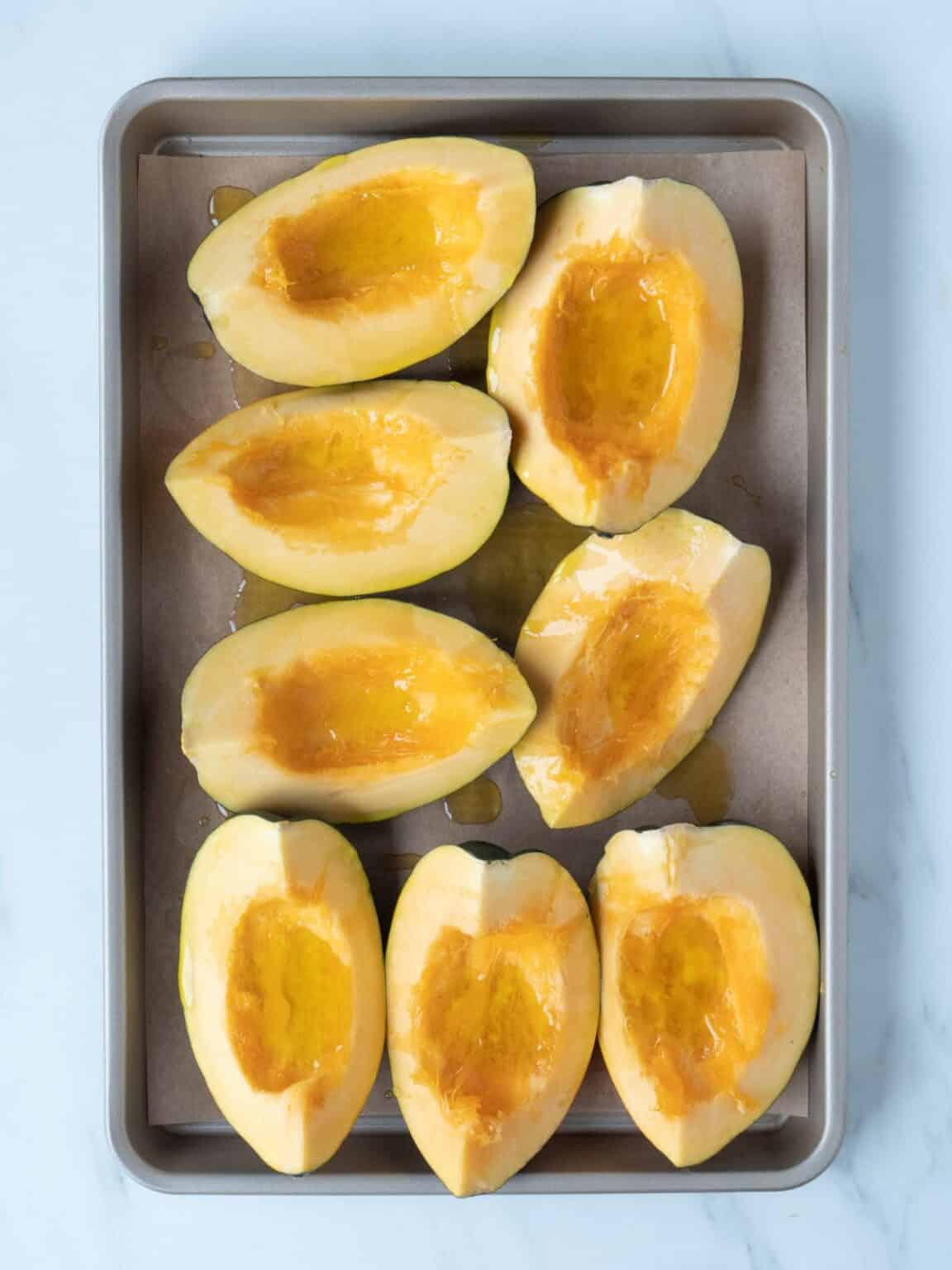 Roasted Acorn Squash - What's Gaby Cooking