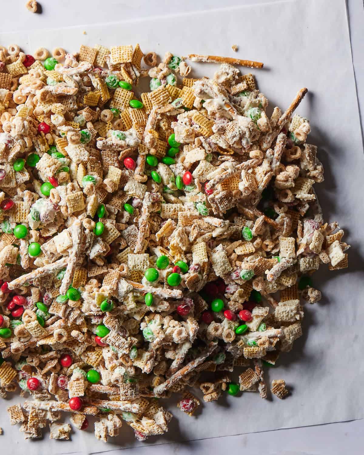 Chex Mix Bars with Pretzels and M&Ms - Deliciously Seasoned