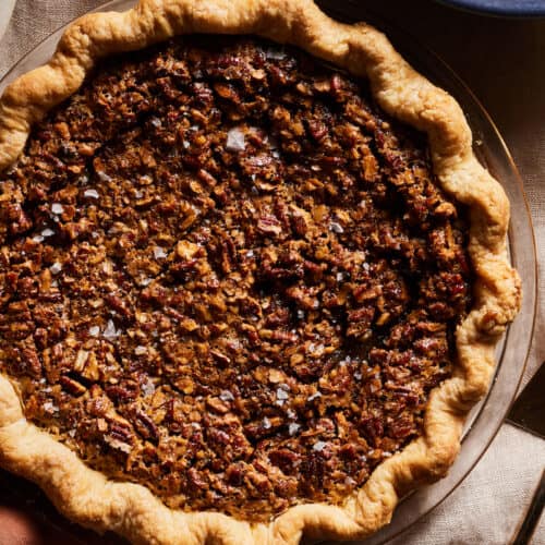 Brown Butter Bourbon Pecan Pie - What's Gaby Cooking