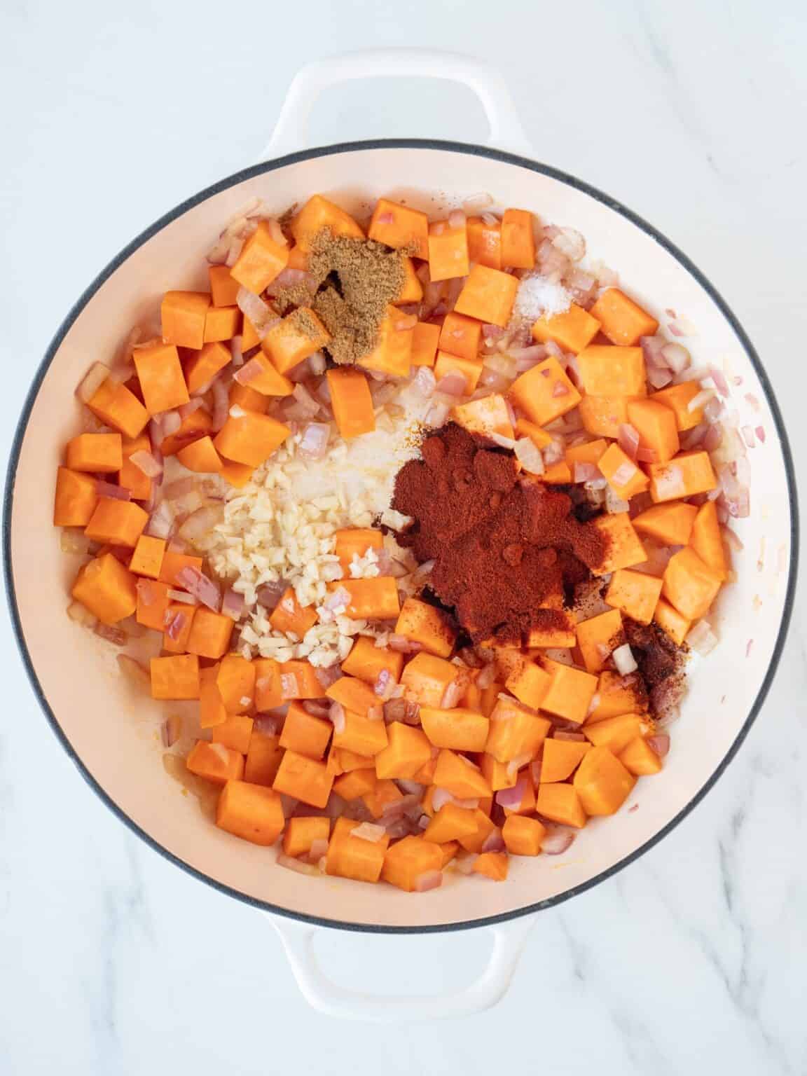 Black Bean Sweet Potato Chili What's Gaby Cooking