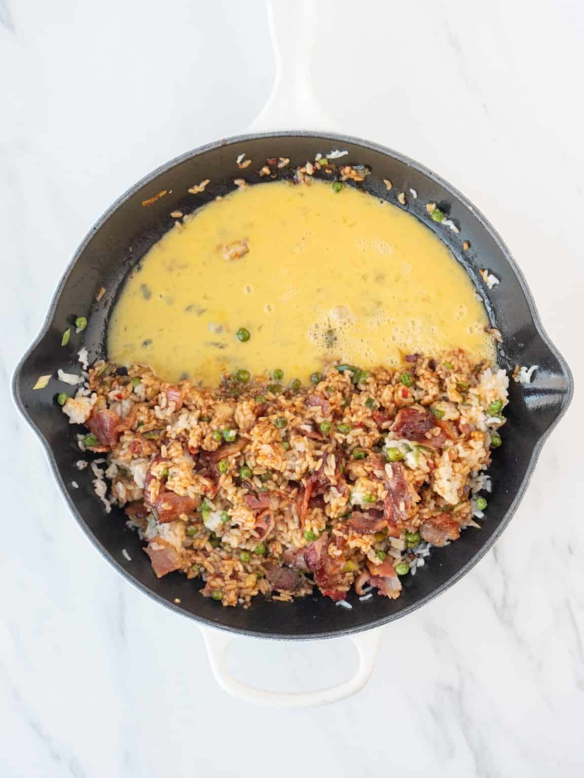 Spicy Bacon Fried Rice What's Gaby Cooking