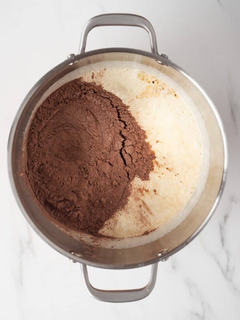 Chocolate Brownie Pudding