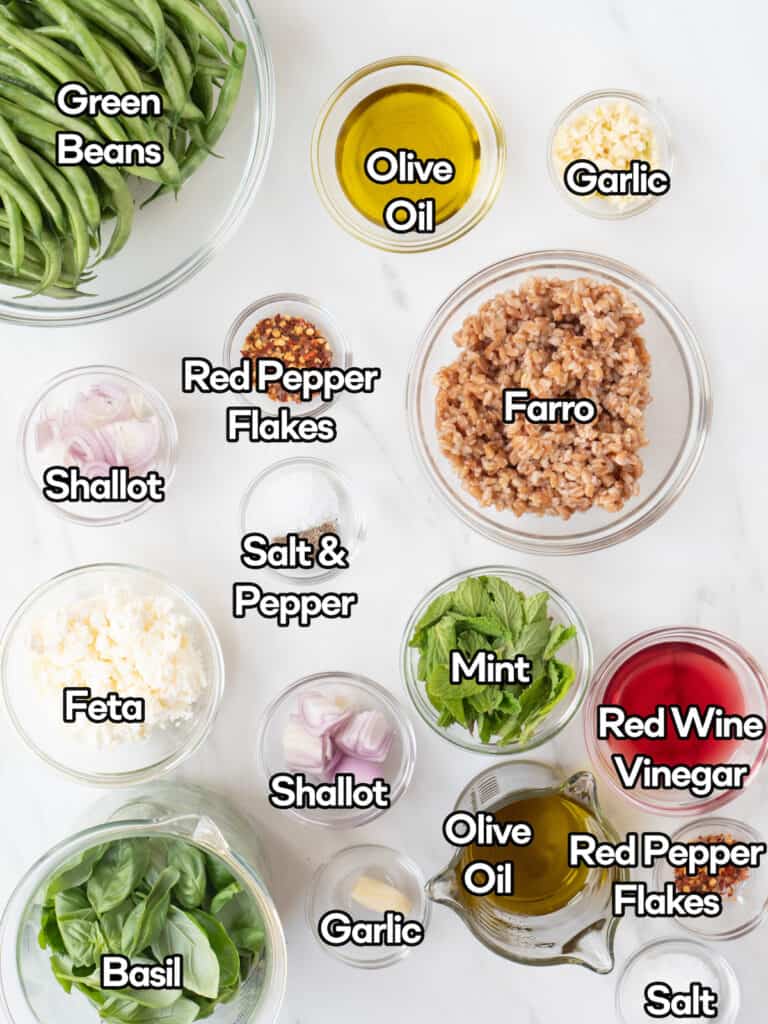 Green Bean Farro Salad - What's Gaby Cooking