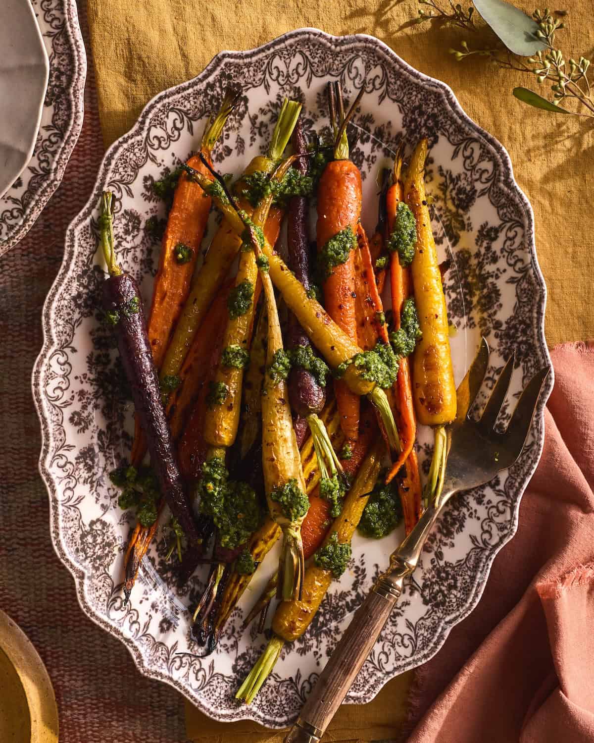 Charred Carrots with Herbs