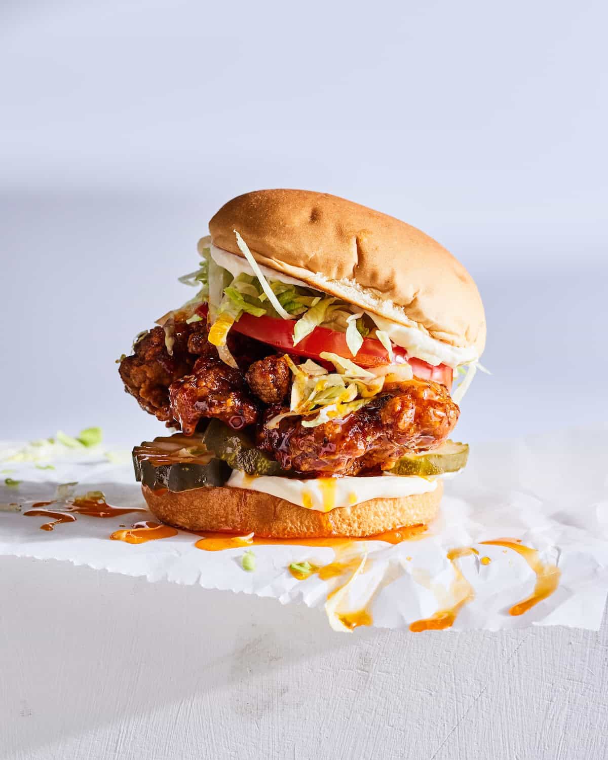 Fried Chicken Sandwich (with Pickle Brine)