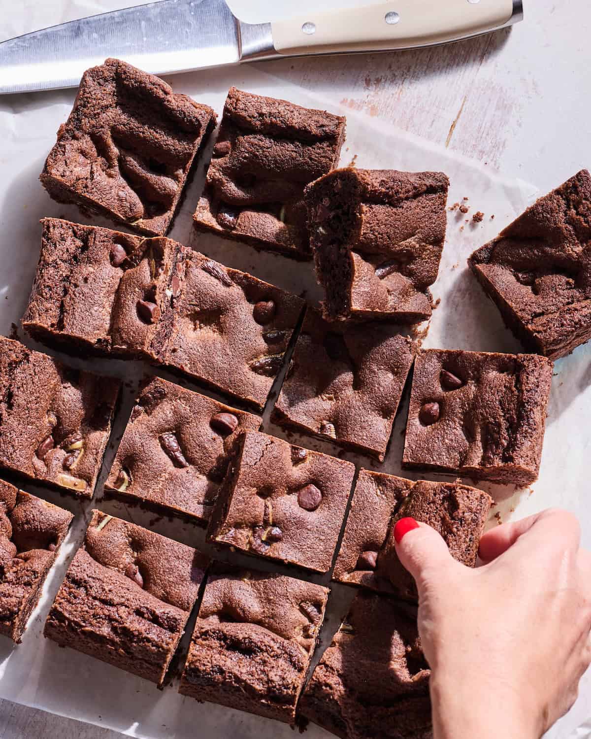 Mint Chocolate Chip Bars