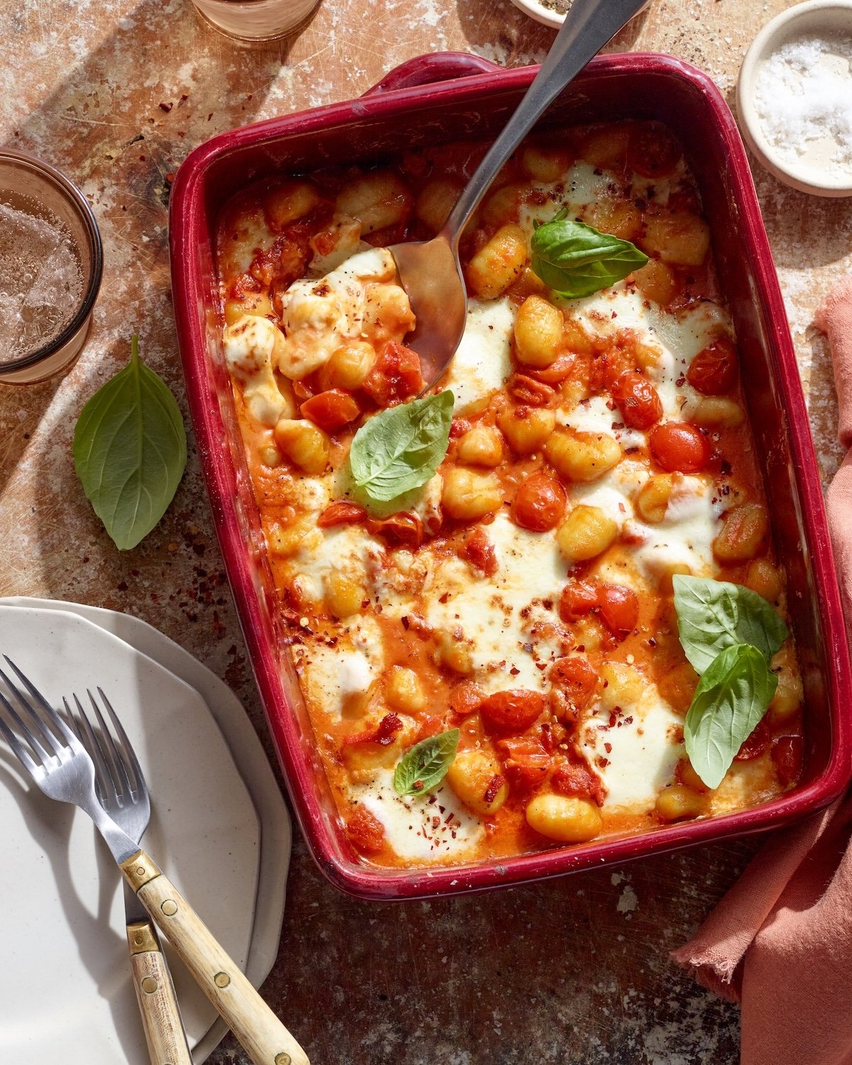 Cheesy Baked Gnocchi