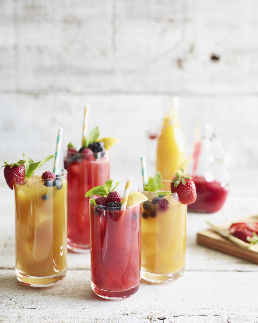 Mango and Raspberry Iced Tea Infusions from www.whatsgabycooking.com (@whatsgabycookin)