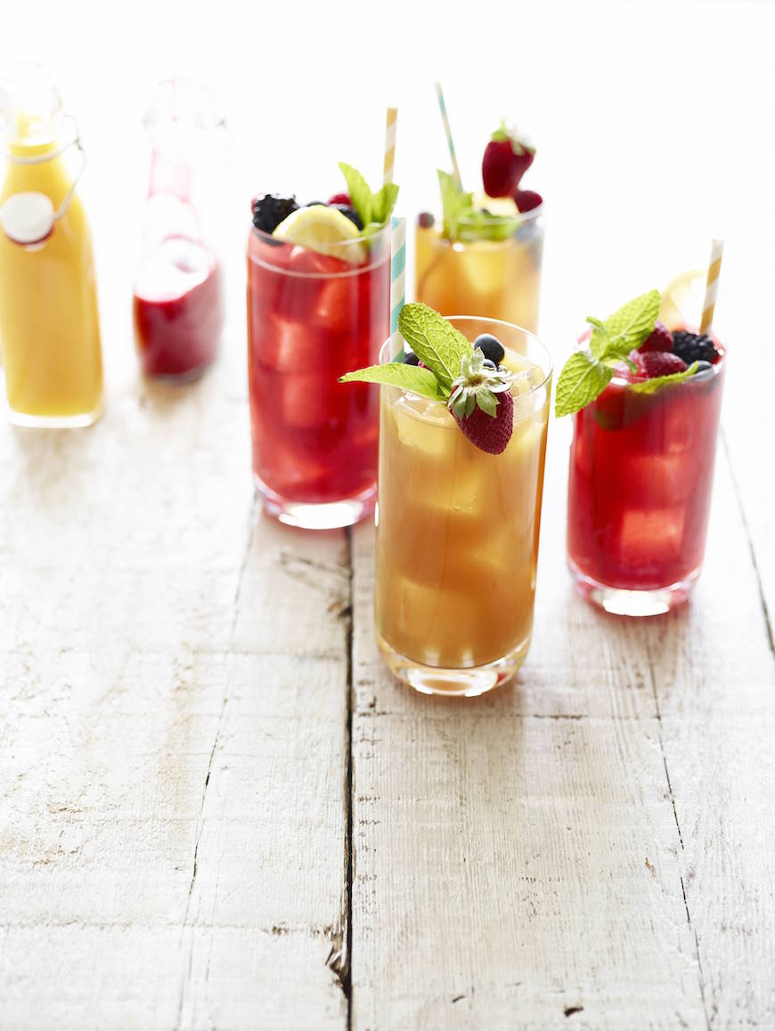 Mango and Raspberry Iced Tea Infusions from www.whatsgabycooking.com (@whatsgabycookin)