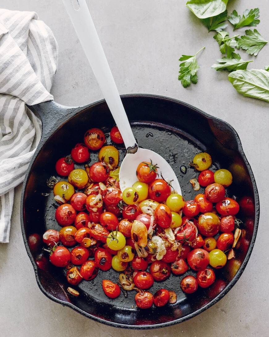 Blistered Cherry Tomatoes Recipe