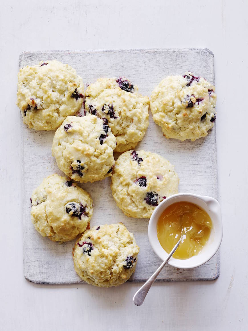 Meyer Lemon Blueberry Scones for a Mother's Day Brunch Menu from www.whatsgabycooking.com (@whatsgabycookin)