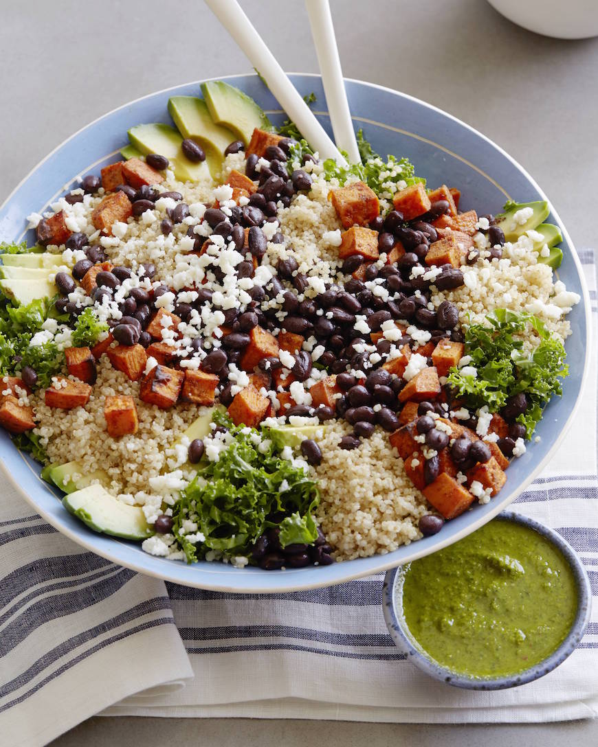 Southwestern Sweetpotato Quinoa Bowl from www.whatsgabycooking.com is the perfect superfood salad! (@whatsgabycookin)