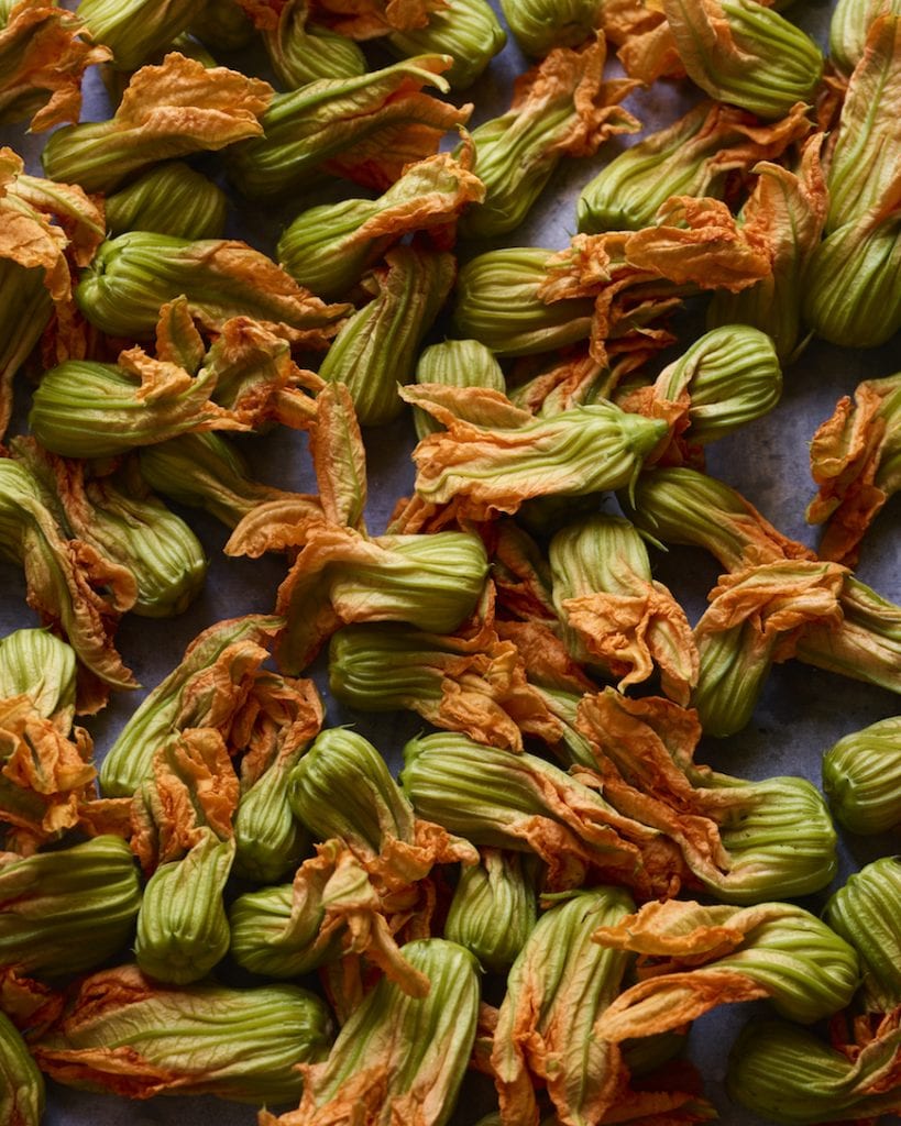Squash Blossom Pizza With Burrata What's Gaby Cooking