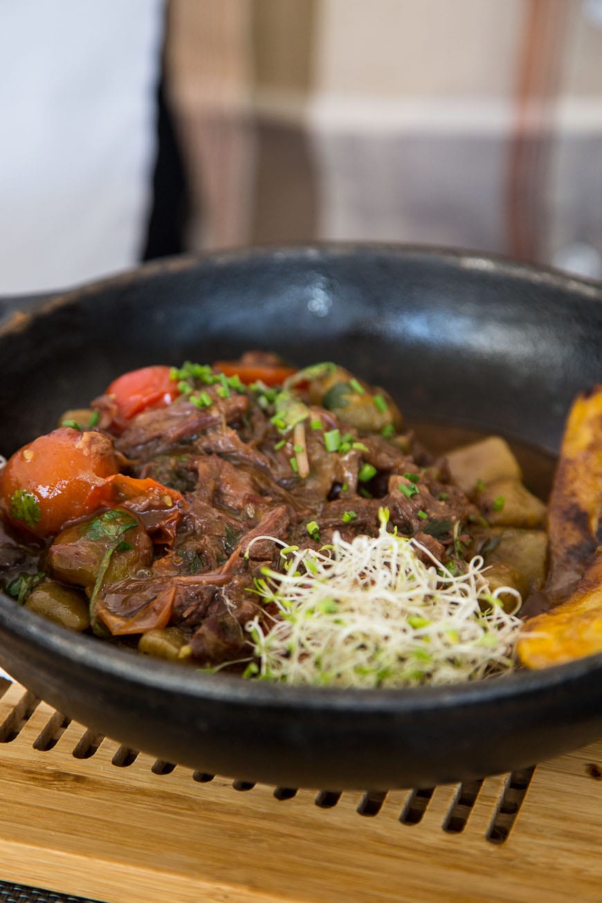 Stewed Beef with Plantains