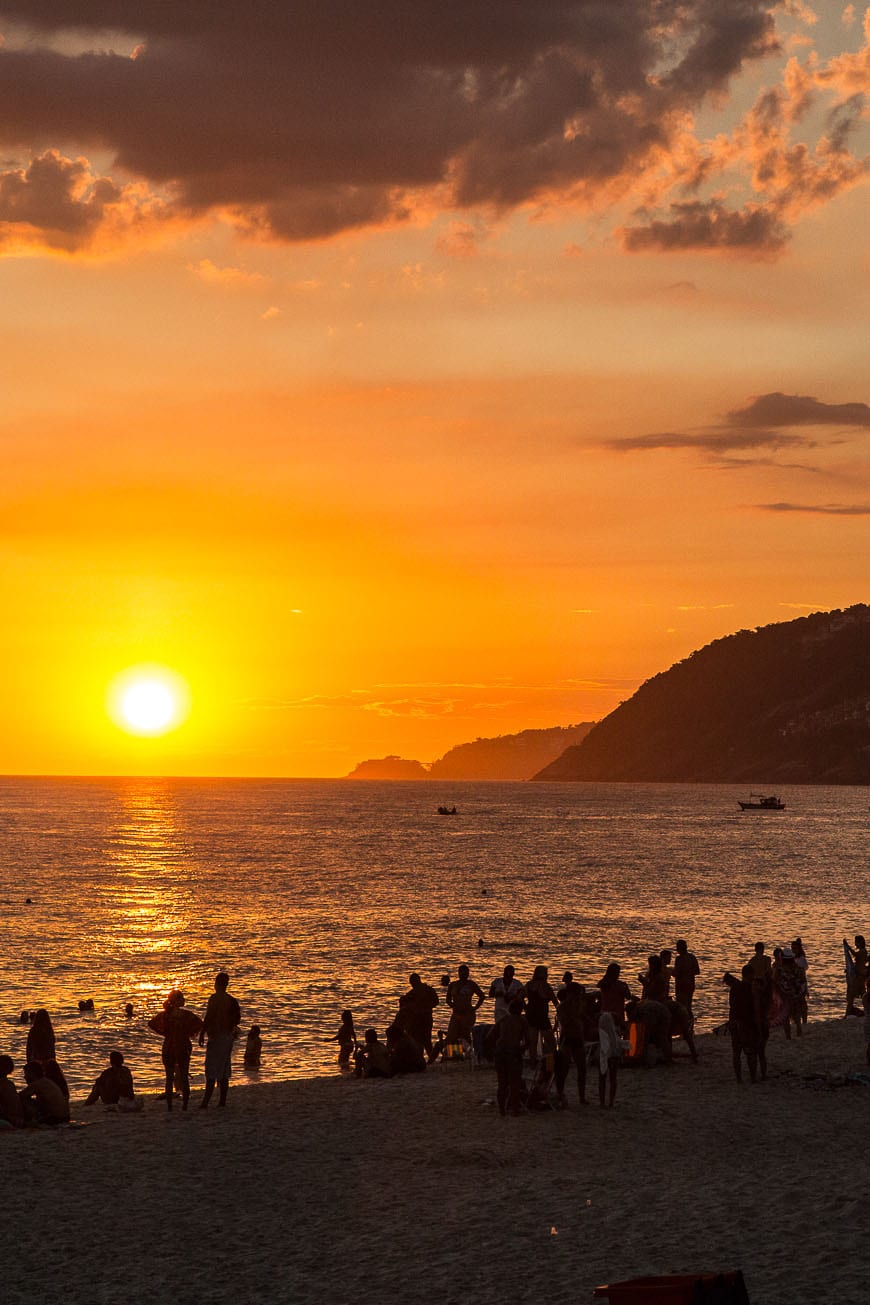 Ipanema Beach Sunset