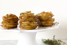 Parmesan Potato Stacks - What's Gaby Cooking