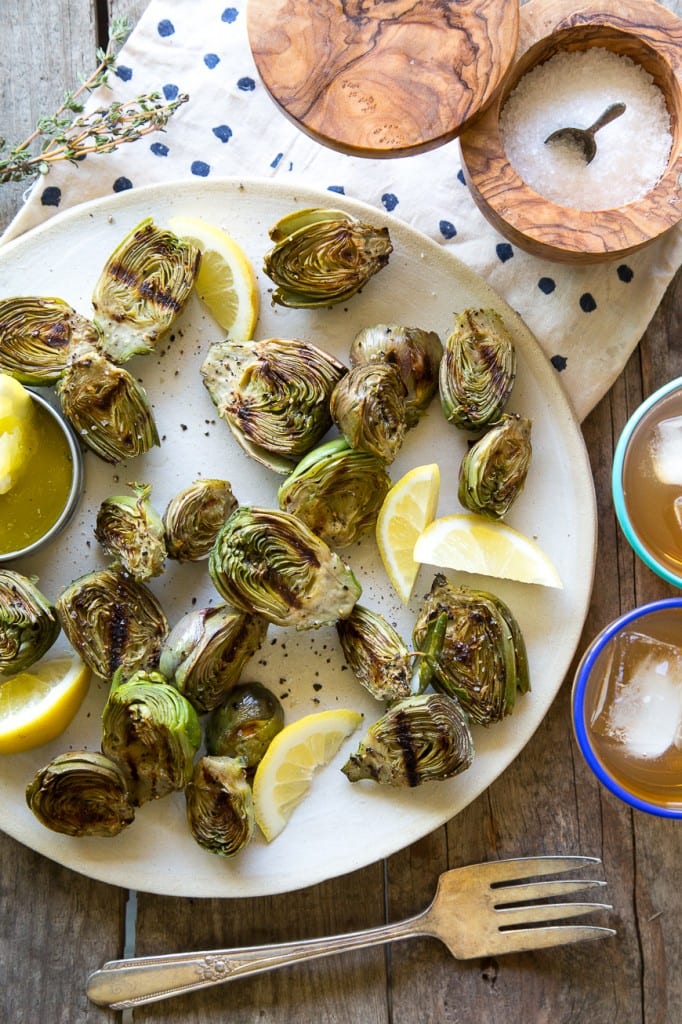 Grilled Baby Artichokes What's Gaby Cooking