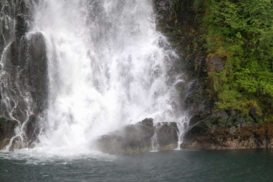 National Geographic Lindblad Alaskan Expedition Waterfall