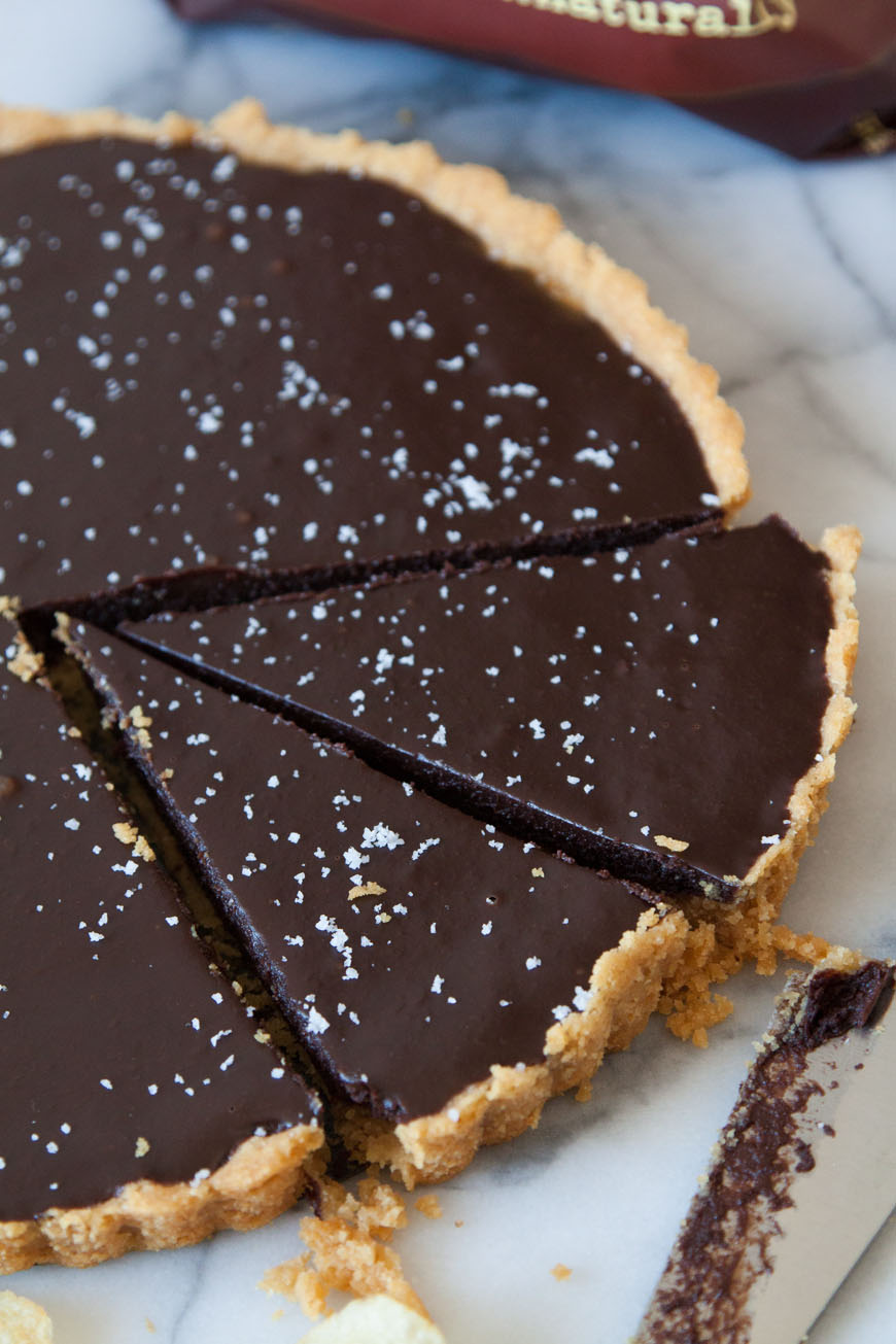 Salted Chocolate Tart / What's Gaby Cooking