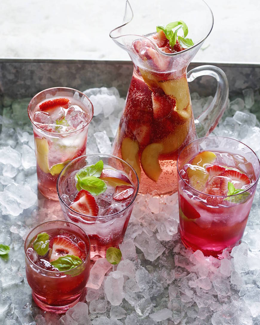 Peach and Cherry Sangria from www.whatsgabycooking.com (@whatsgabycookin)