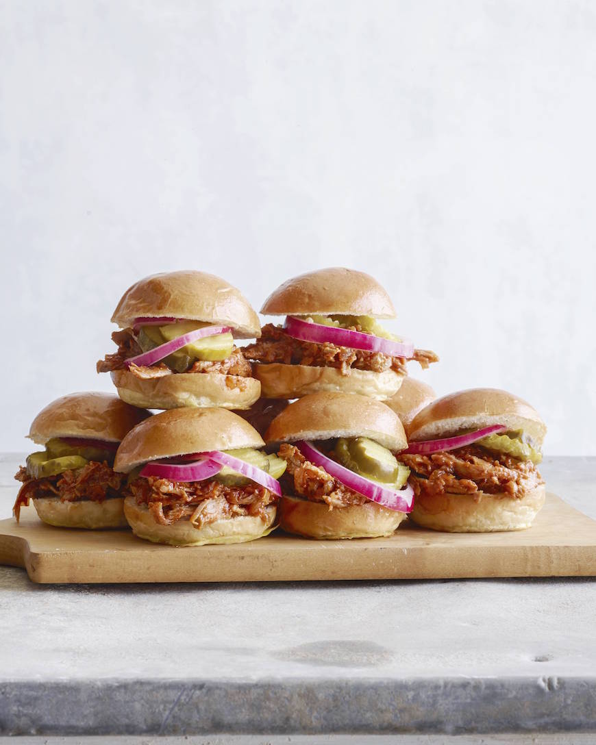 Pulled Pork Sliders from www.whatsgabycooking.com are the perfect summer treat!! (@whatsgabycookin)