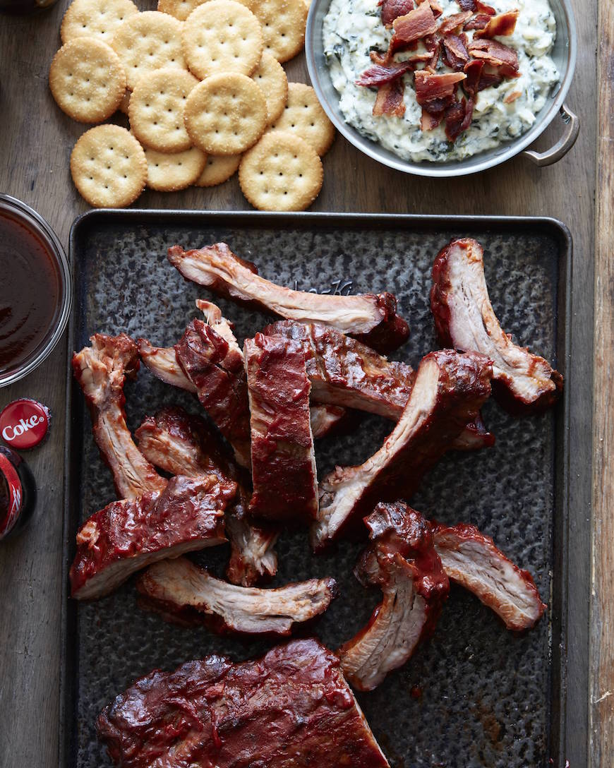 Coca-Cola Marinated Ribs with Homemade BBQ Sauce from www.whatsgabycooking.com (@whatsgabycookin)