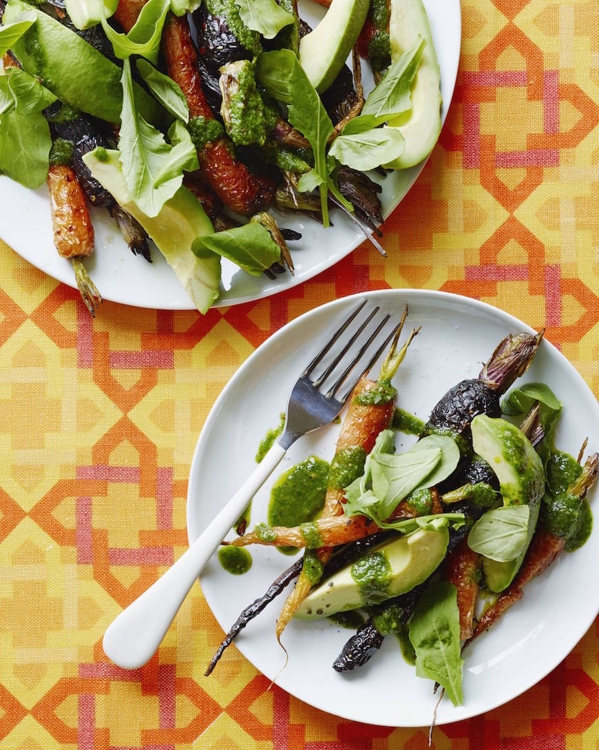 Roasted Carrot and Avocado Salad from www.whatsgabycooking.com (@whatsgabycookin)