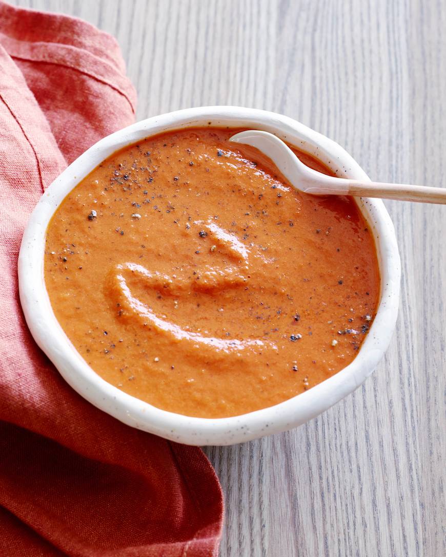Roasted Red Pepper Sauce / /  Shortcut Kitchen by What's Gaby Cooking