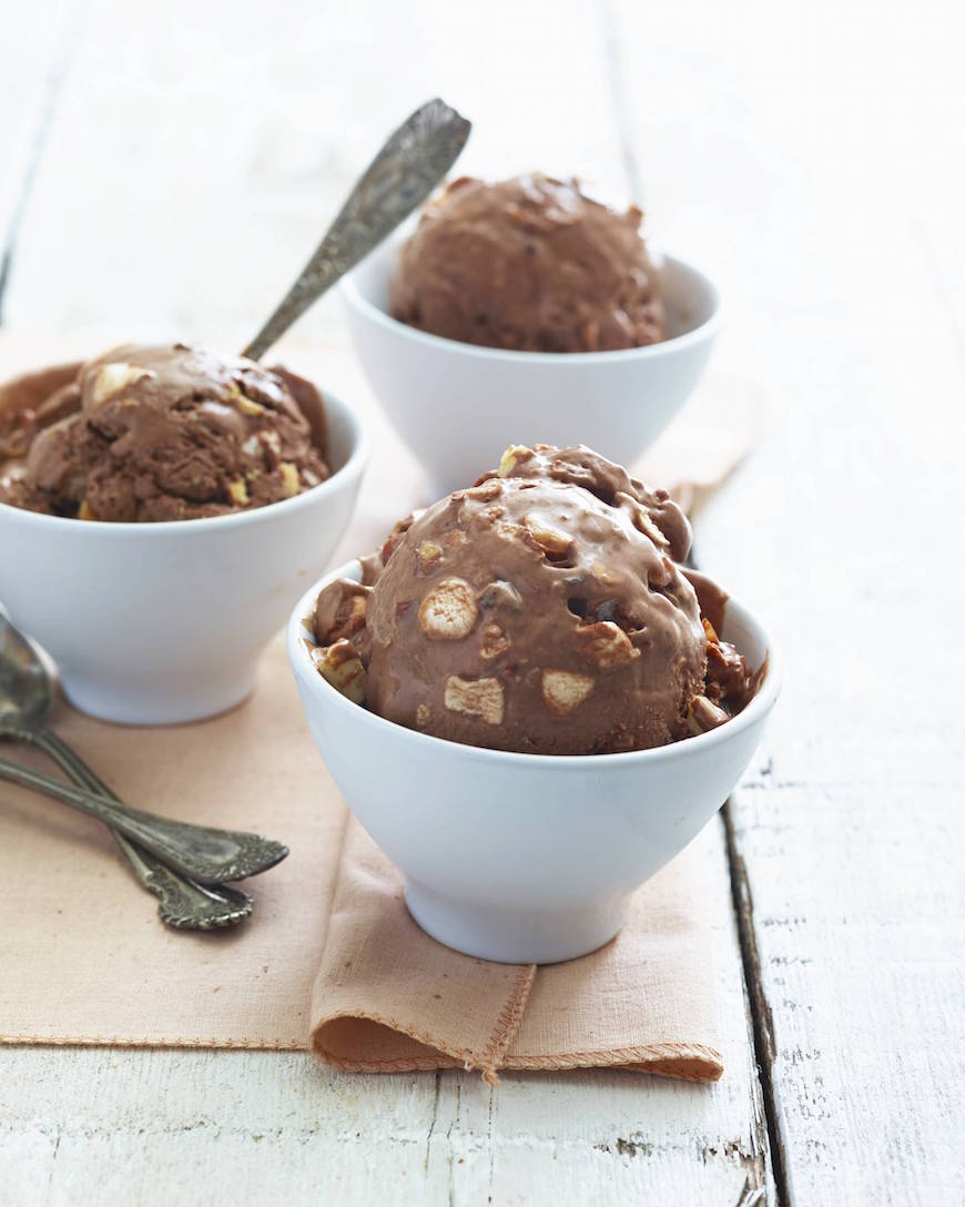 A new fun spin on Rocky Road Ice Cream from www.whatsgabycooking.com (@whatsgabycookin)