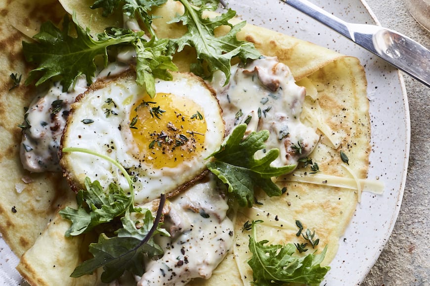 Chanterelle Crepes from www.whatsgabycooking.com (@whatsgabycookin)