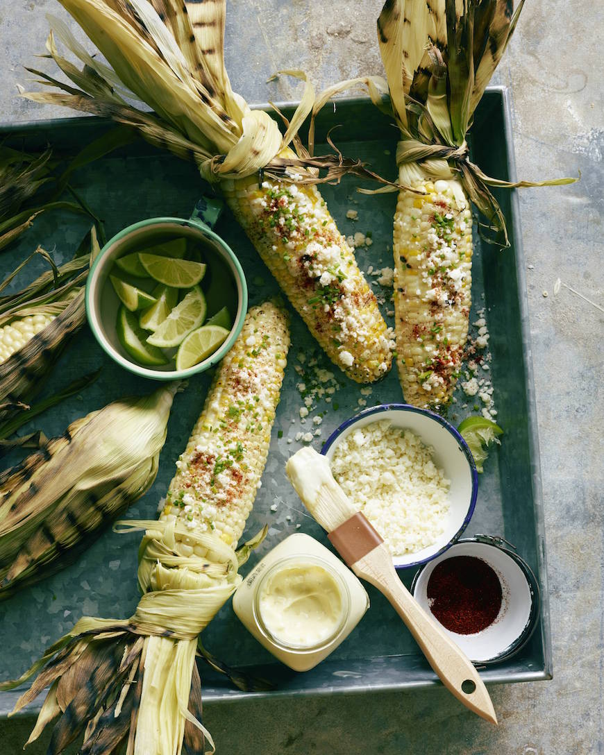 Mexican Grilled Corn from www.whatsgabycooking.com is the PERFECT summer side dish (@whatsgabycookin)
