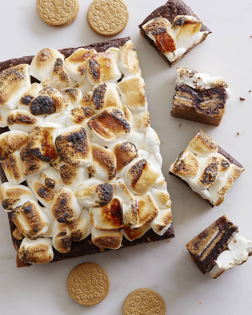 S'more Slutty Brownies from www.whatsgabycooking.com - the most incredible treat you could imagine (@whatsgabycookin)