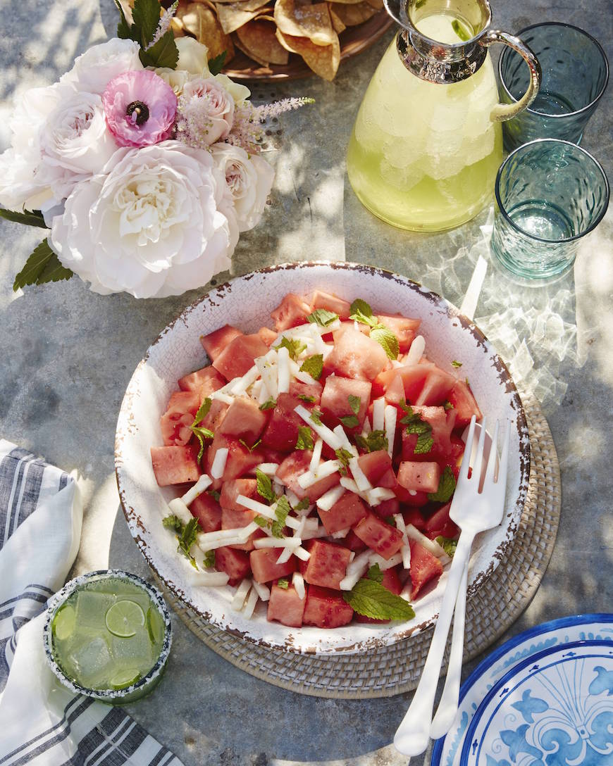 The ultimate menu for a West Coast Cantina Watermelon Salad from www.whatsgabycooking.com (@whatsgabycookin)