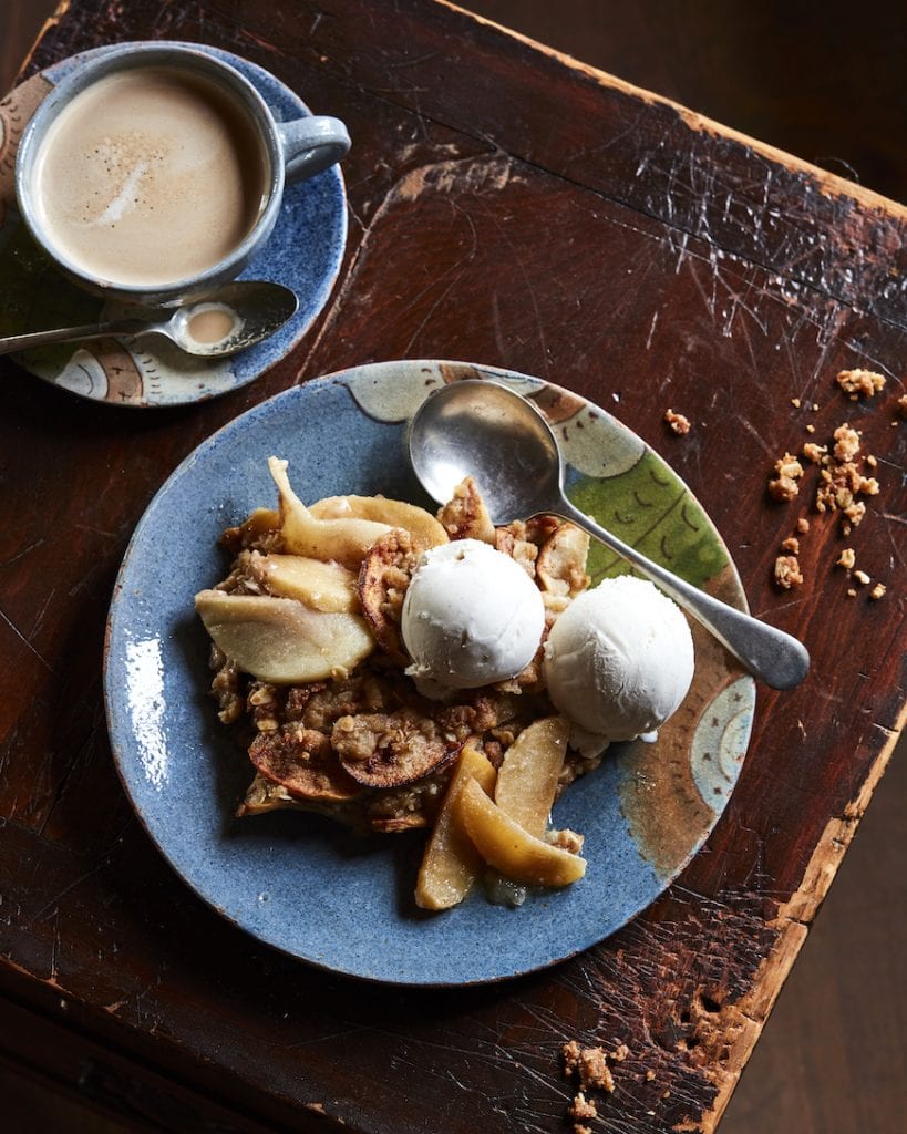 Mom's Famous Apple Crisp from www.whatsgabycooking.com (@whatsgabycookin)