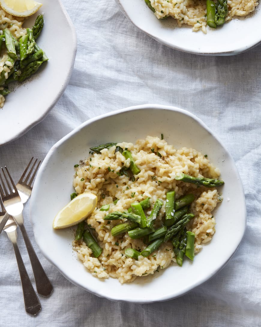 Asparagus and Parmesan Risotto from www.whatsgabycooking.com (@whatsgabycookin)