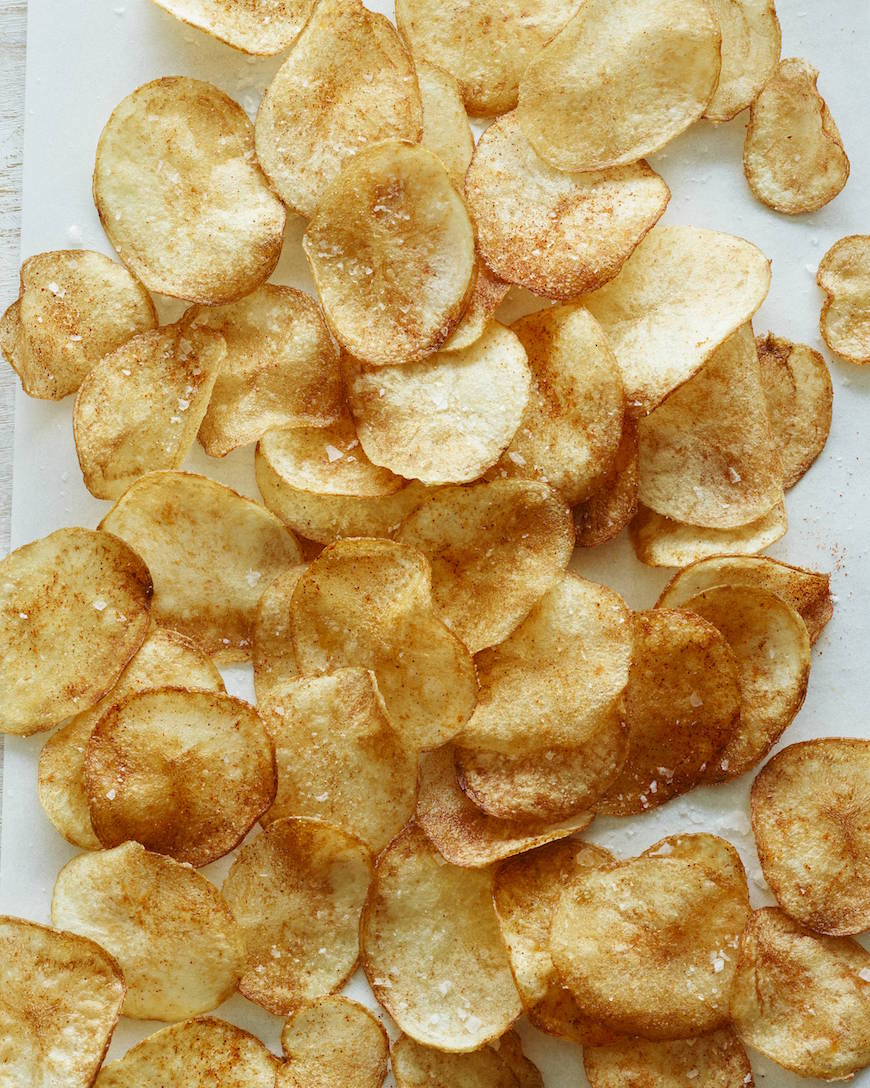 Homemade BBQ Potato Chips from www.whatsgabycooking.com (@whatsgabycookin)