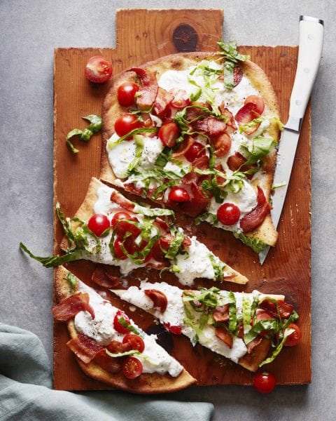 BLT Flatbread - What's Gaby Cooking