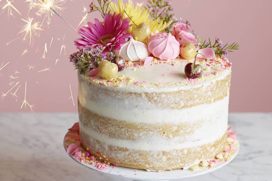 Naked Birthday Cake - What's Gaby Cooking