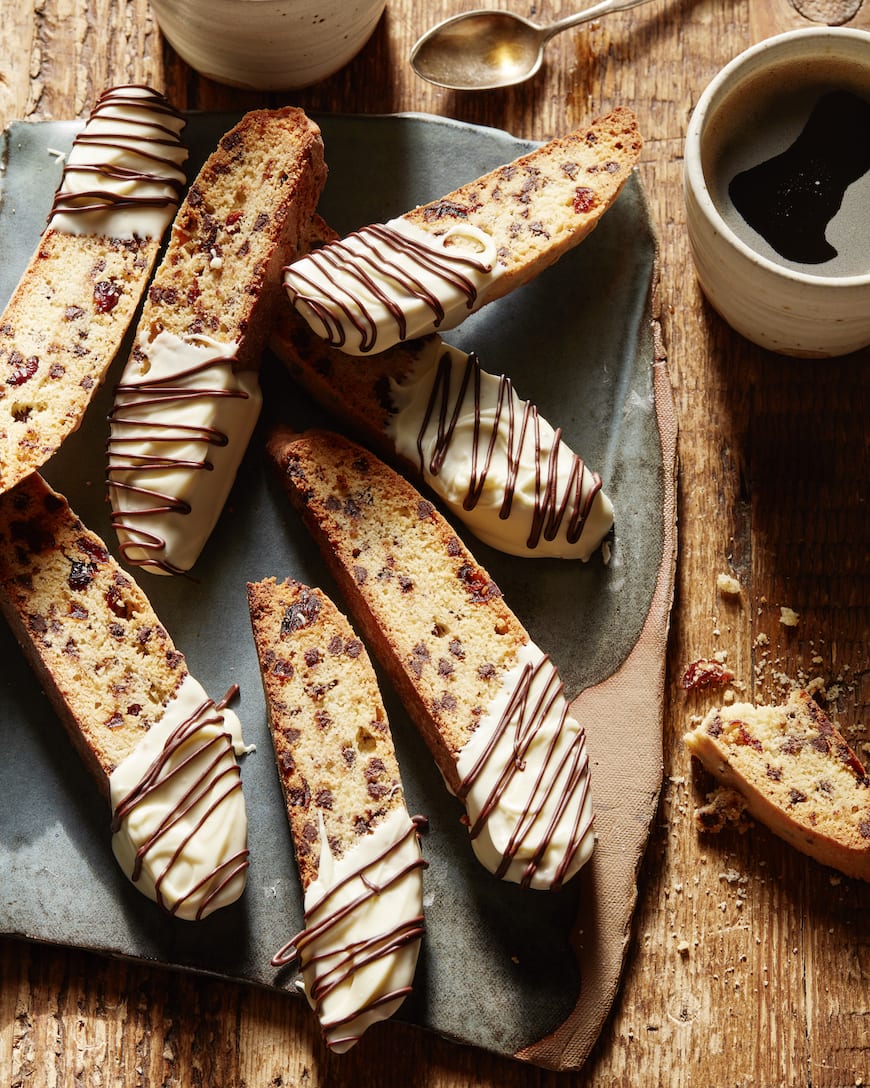 White Chocolate and Cranberry Biscotti from www.whatsgabycooking.com (@whatsgabycookin)