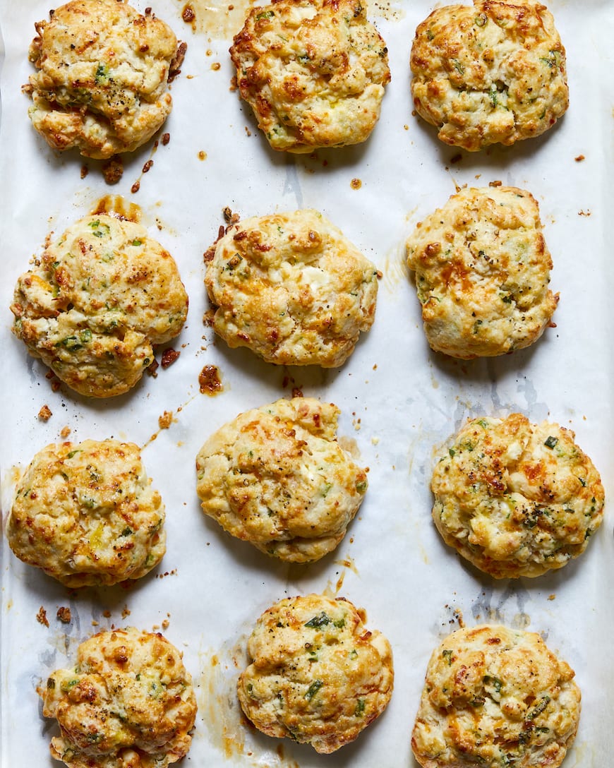 Cheese and Scallion Scones from www.whatsgabycooking.com (@whatsgabycookin)