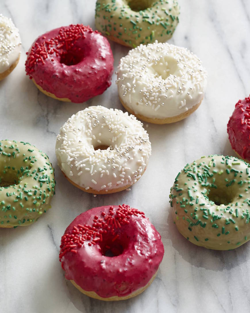 All Natural Christmas Donuts from www.whatsgabycooking.com (@whatsgabycookin)