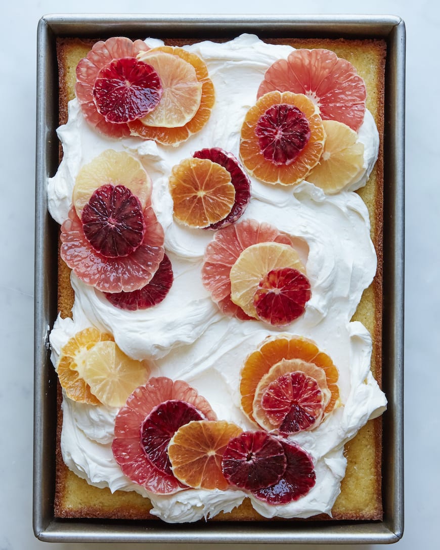 Citrus Sheet Cake