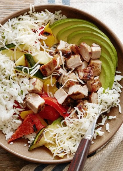 Grilled Chicken Burrito Bowl - What's Gaby Cooking